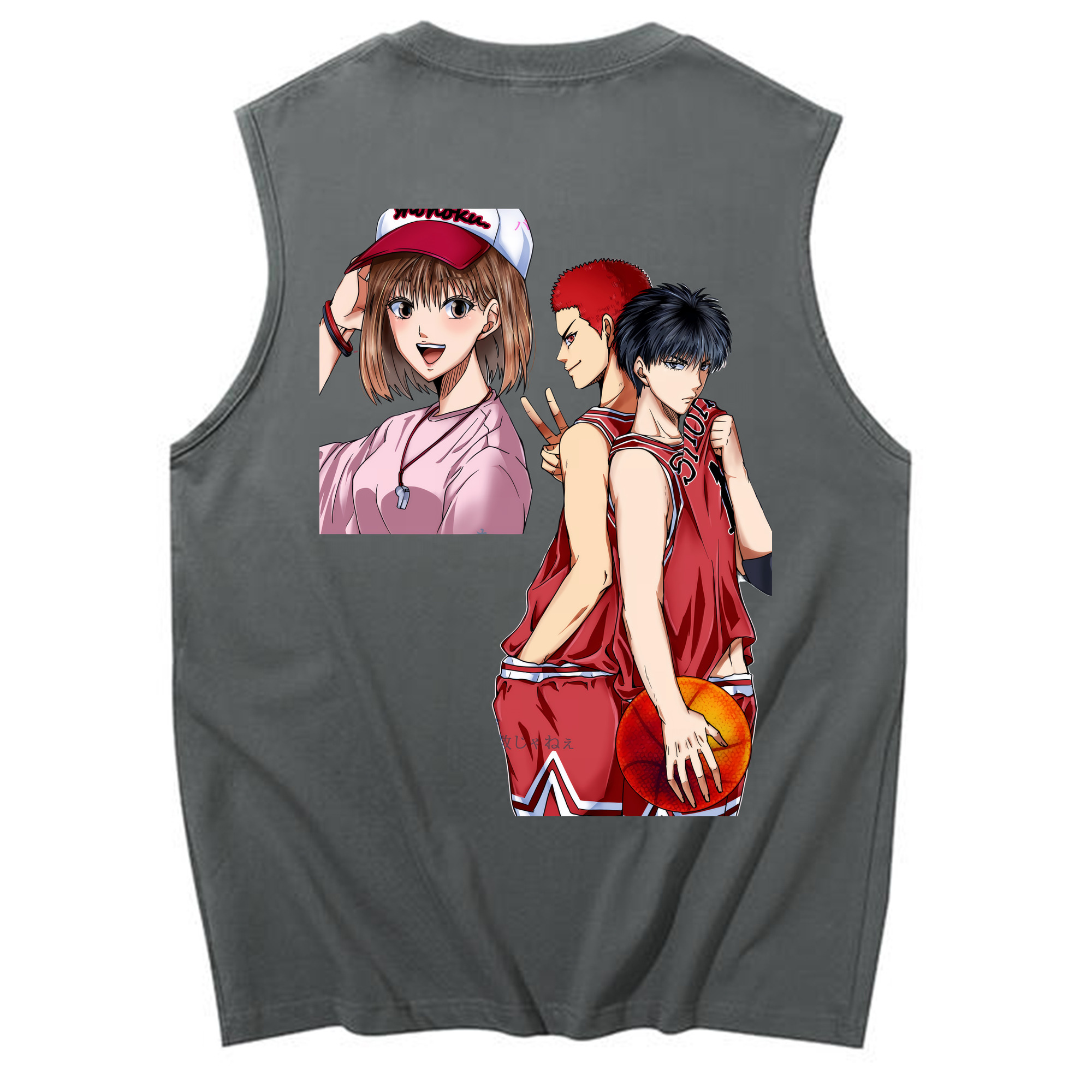 （画像用） SLAM DUNK／スラムダンク コットン100％タンクトップ（背面プリント）